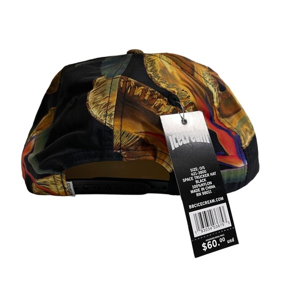 NWT IceCream Space Trucker Hat Snap Back Black Gold - Picture 5 of 7